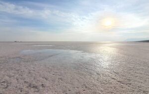 نیم میلیارد مترمکعب؛حجم باقی مانده آب دریاچه ارومیه